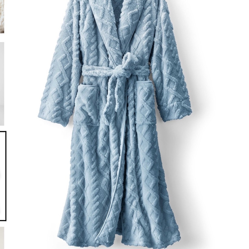 Soft Surroundings Textured Most Wonderful Robe - Picture 3 of 5